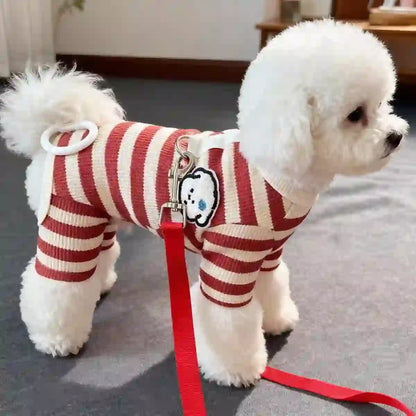Cozy Striped Warm Sweater for Dogs & Puppies