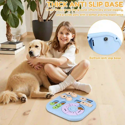 Interactive Treat Dispensing Puzzle Feeder for Dogs