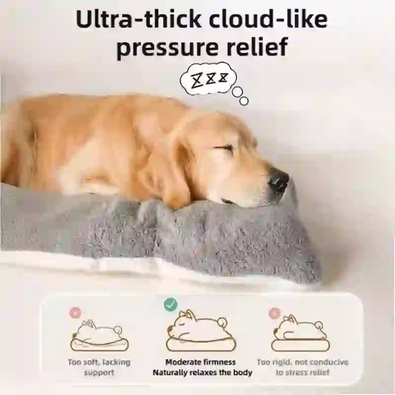 Extra Large Plush Sofa Bed for Dogs & Crates