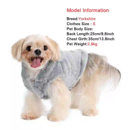 Cozy Fleece Hoodie Coat for Dogs & Cats