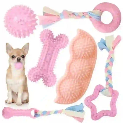 Interactive Dental Chew Toy Set for Dogs