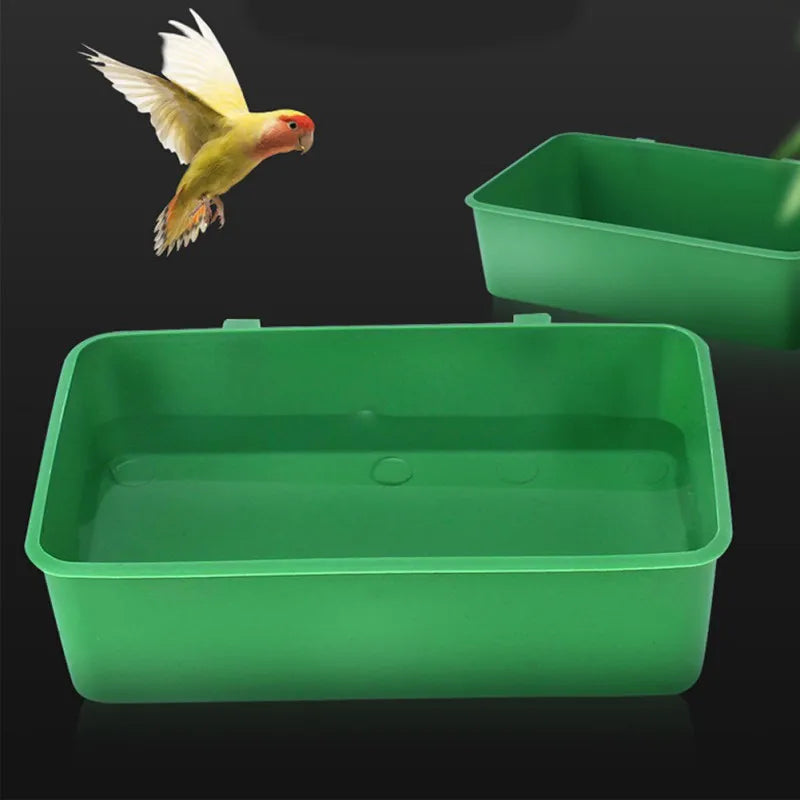 Hanging Bird Bath for Pet Birds & Cages