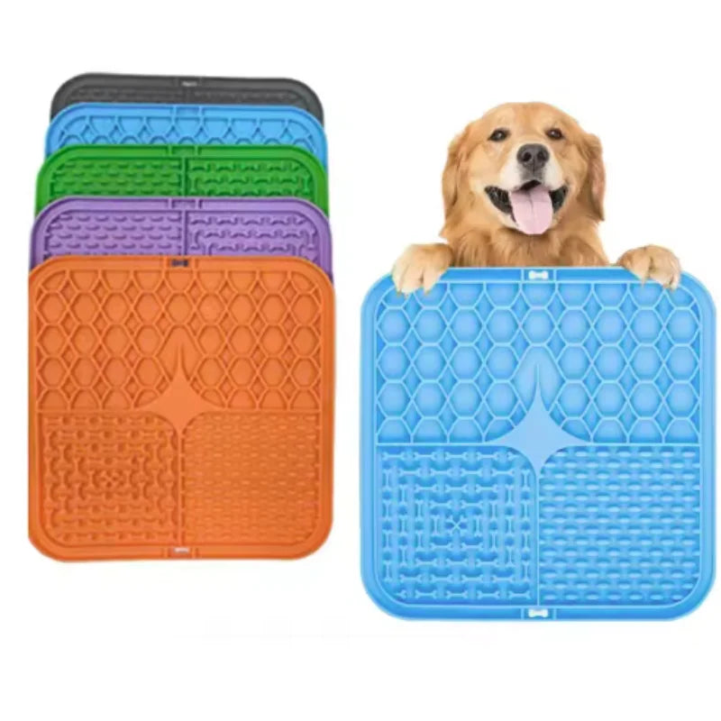 Silicone Dog Lick Mat for Bathing & Training