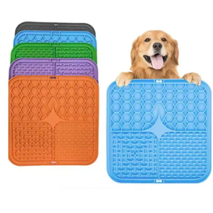 Silicone Dog Lick Mat for Bathing & Training