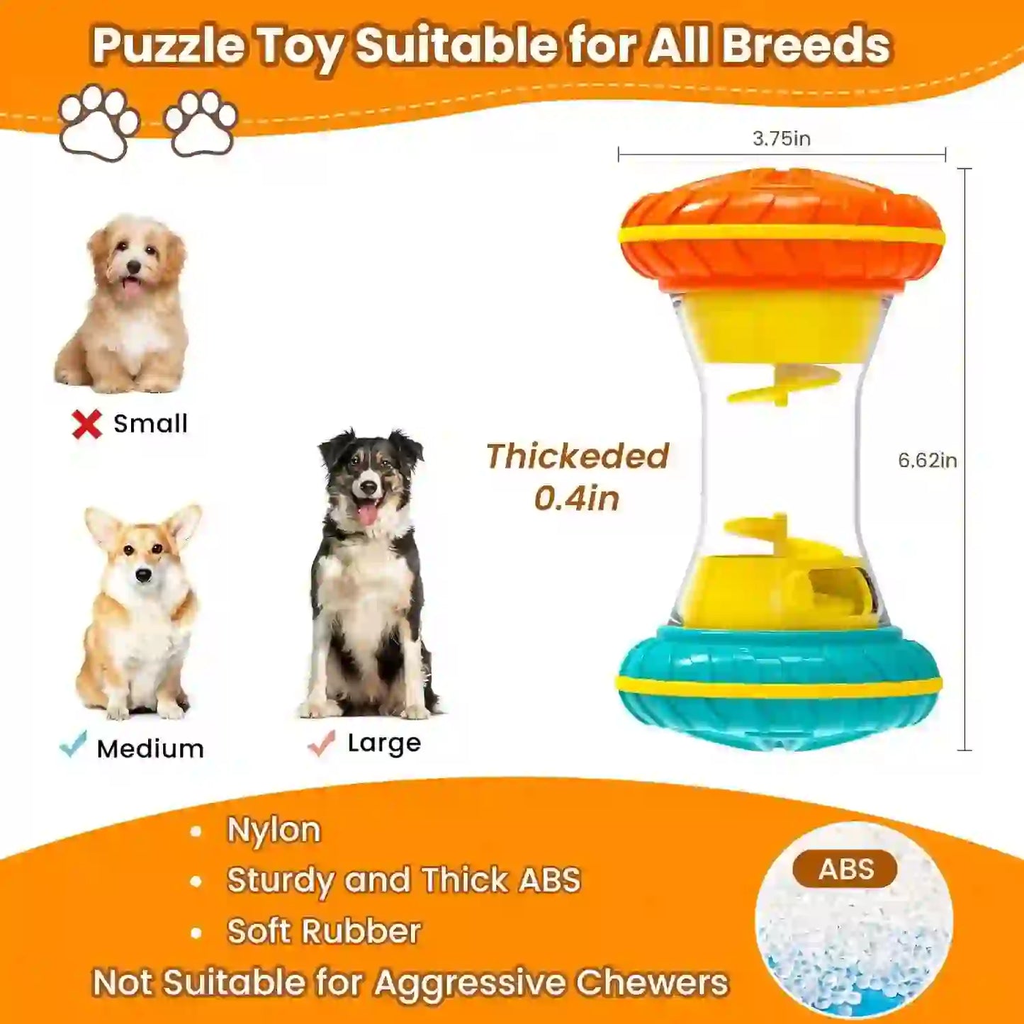 Interactive Treat Dispensing Puzzle Slow Feeder