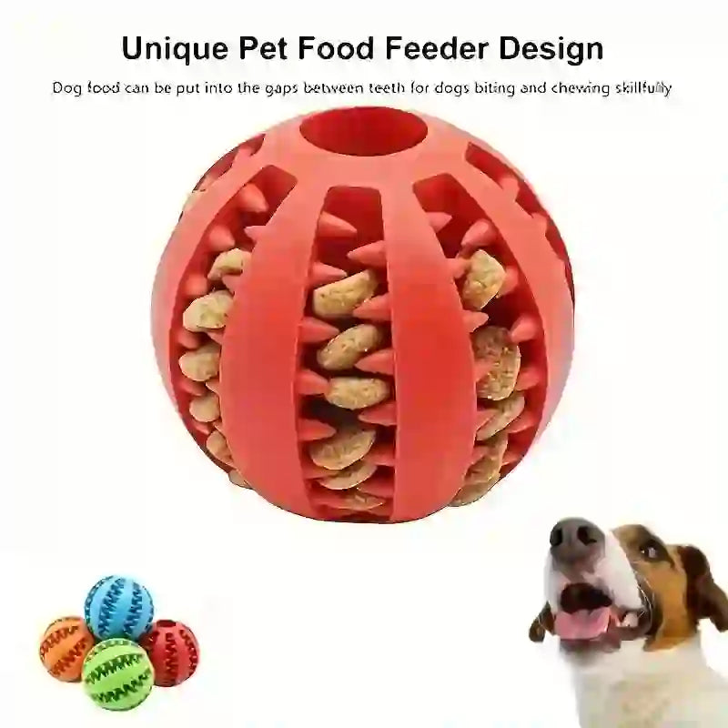 Interactive Dental Treat Chew Ball for Dogs