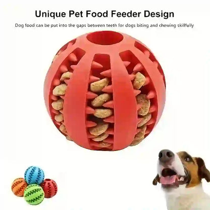 Interactive Dental Treat Chew Ball for Dogs