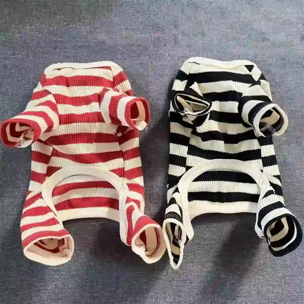 Cozy Striped Warm Sweater for Dogs & Puppies