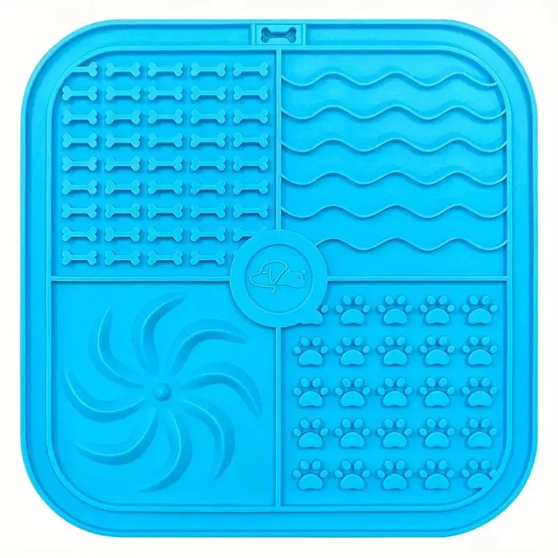 Dog Bathing Lick Mat Slow Feeder for Dogs & Cats