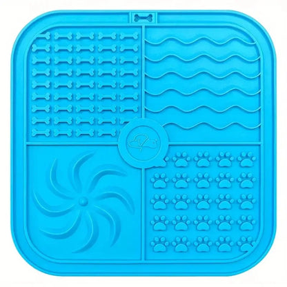 Dog Bathing Lick Mat Slow Feeder for Dogs & Cats