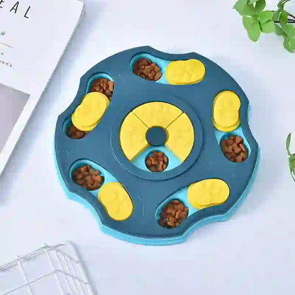 Interactive Puzzle Slow Feeder Bowl for Pets