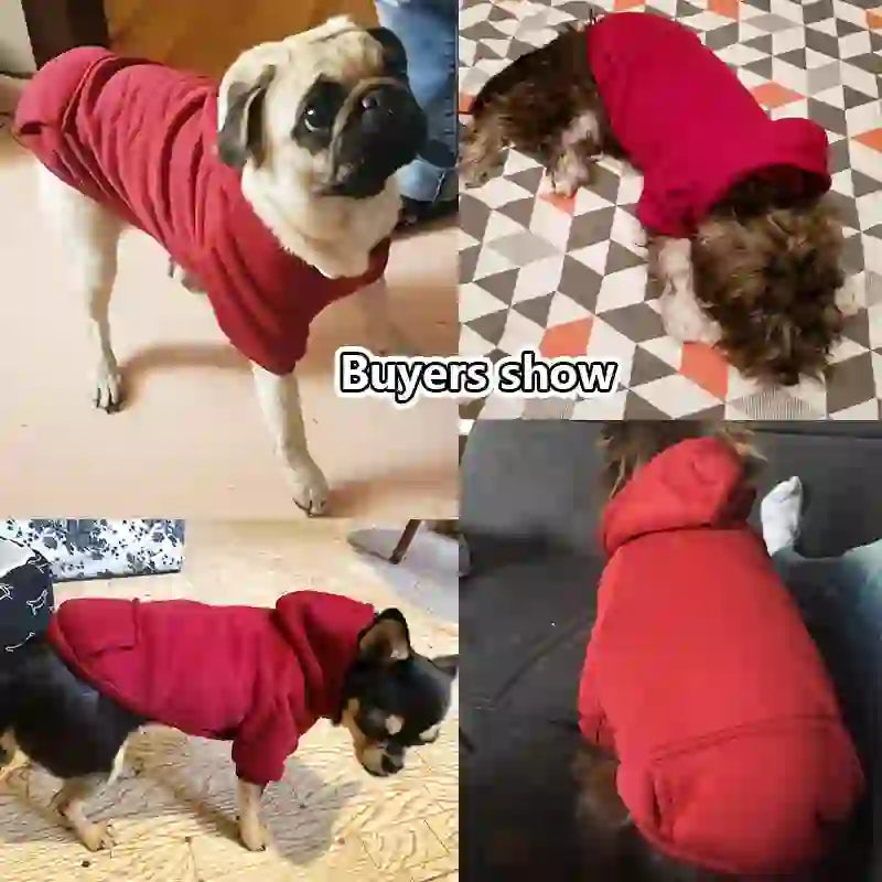 Cozy Cotton Hoodie Jacket for Dogs & Cats