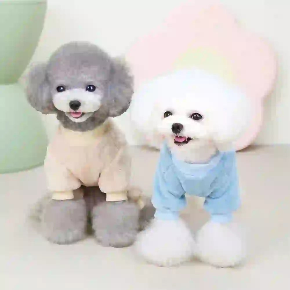 Cozy Fleece Dog Jumpsuit for Cold Weather