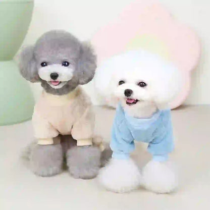 Cozy Fleece Dog Jumpsuit for Cold Weather