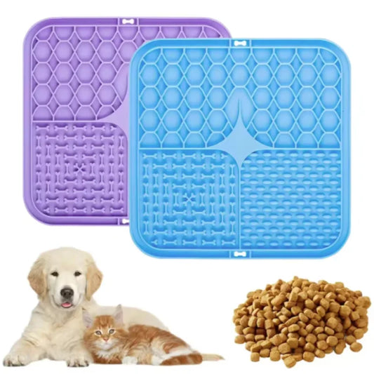 Silicone Dog Lick Mat for Bathing & Training