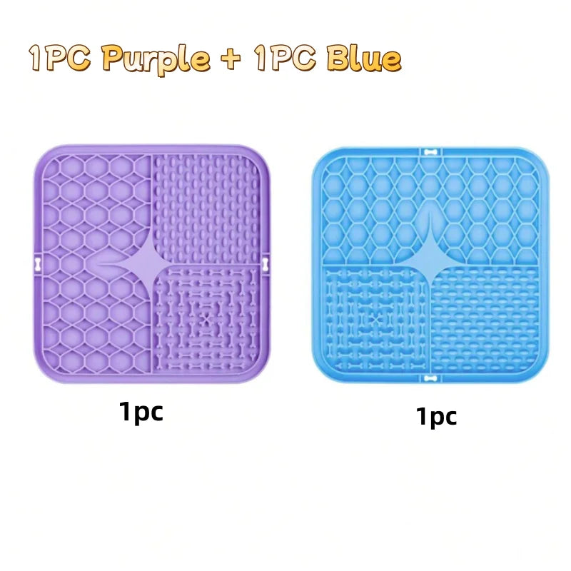 Silicone Dog Lick Mat for Bathing & Training