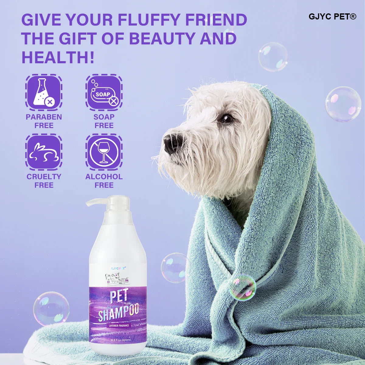 Hypoallergenic Lavender Pet Shampoo