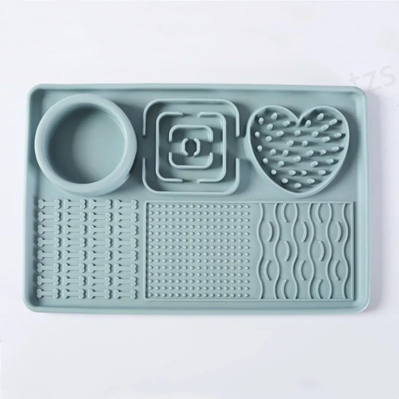 Silicone Lick Mat Slow Feeder for Dogs & Cats