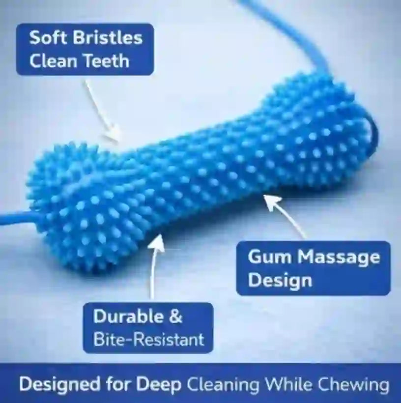 Dental Chew Rope & Treat Dispenser for Dogs