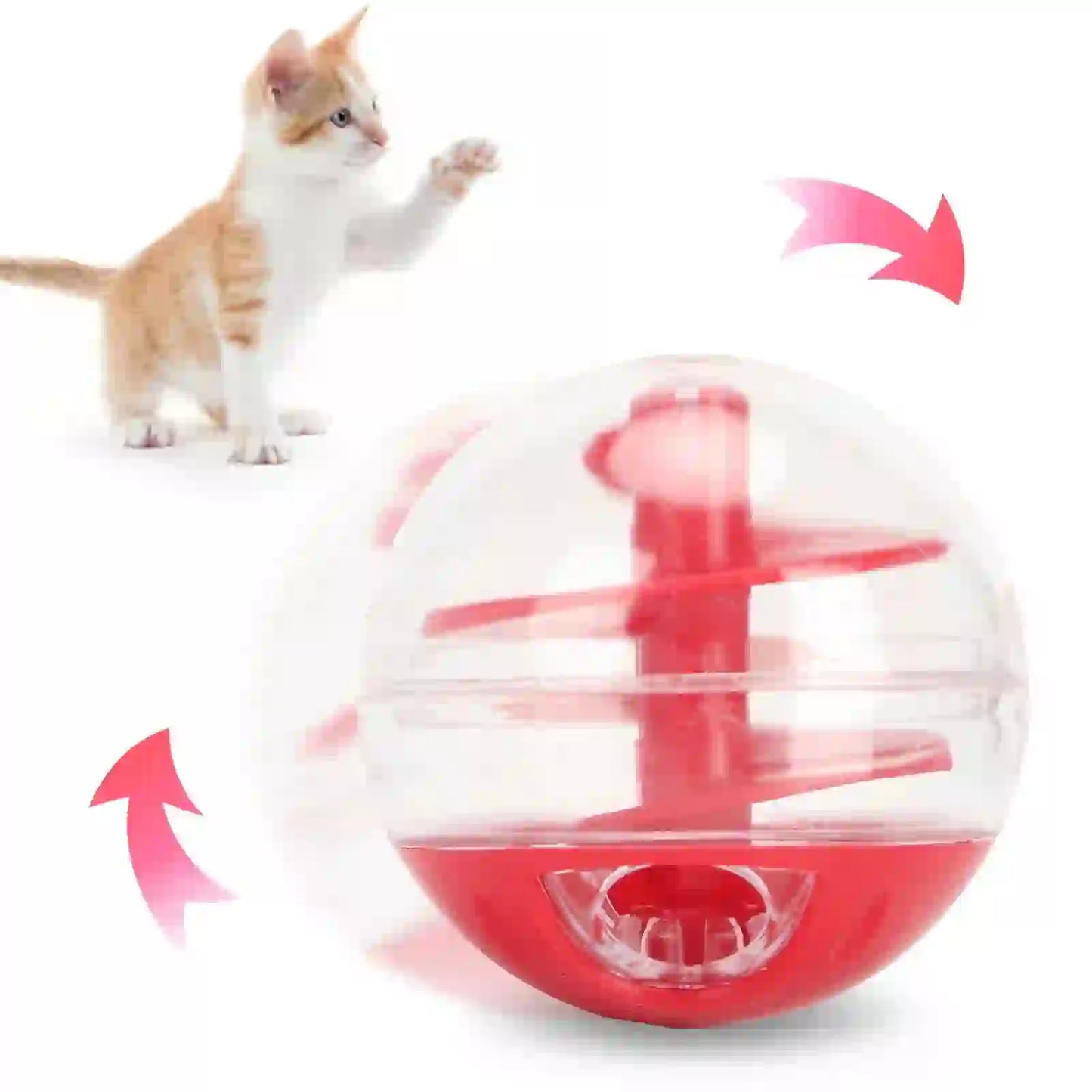 Interactive Treat Dispensing Puzzle Feeder for Cats