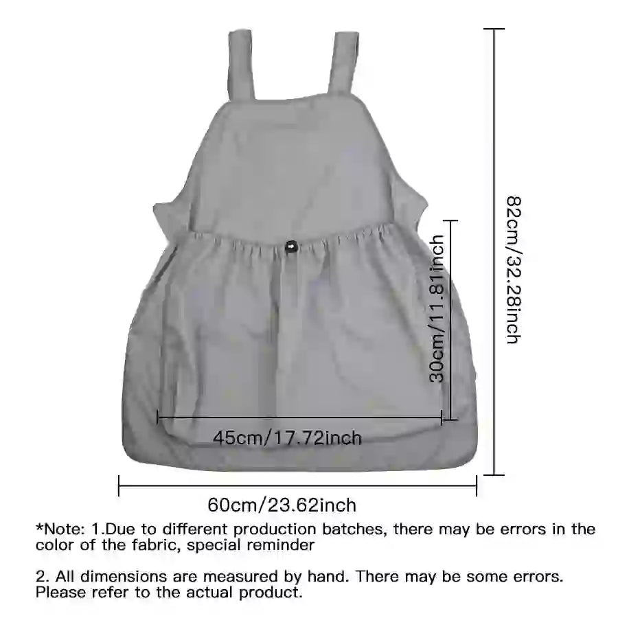 Non-Shedding Grooming Apron for Cats & Pets