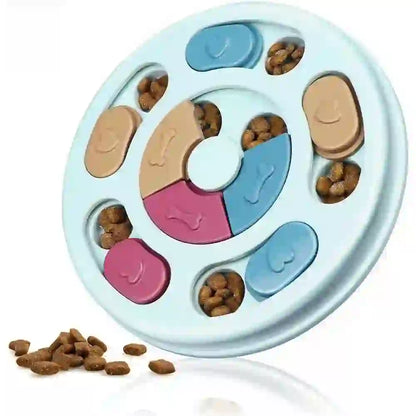Interactive Puzzle Slow Feeder Bowl for Pets
