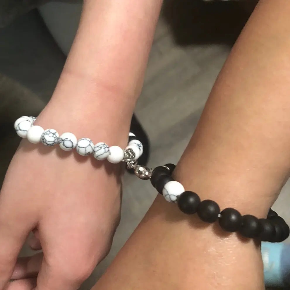 Stay Connected with Magnetic Couple Bracelets, Crafted from High-Quality Materials