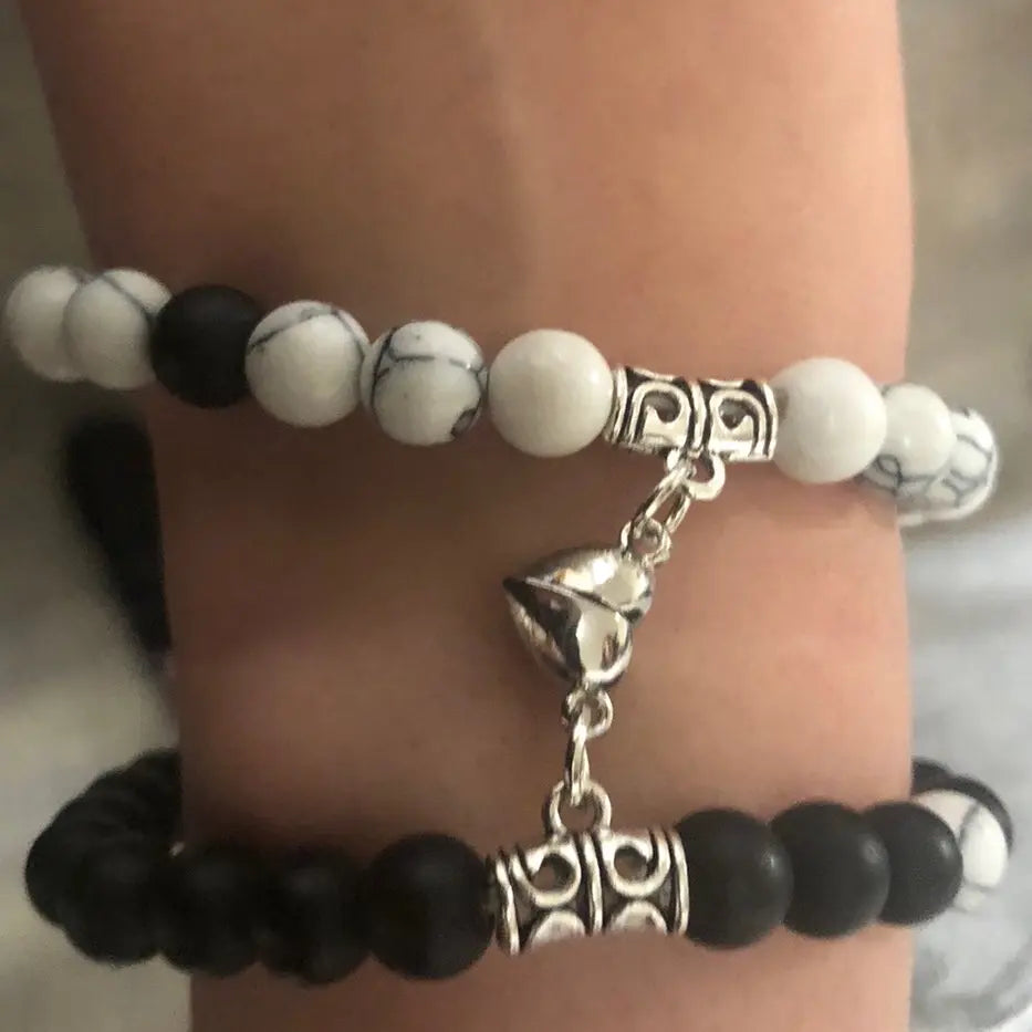 Stay Connected with Magnetic Couple Bracelets, Crafted from High-Quality Materials